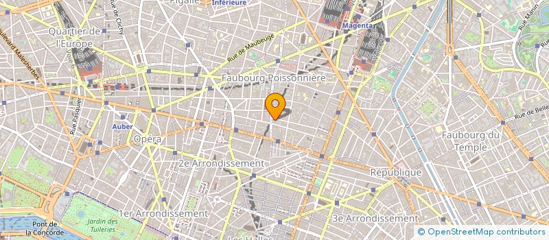 localisation de l'entreprise STE A LA QUEUE EN L'AIR  PARIS