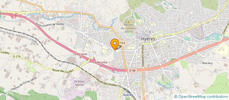 localisation de l'entreprise STE ACHAT VENTE IMMO HYEROISE à HYERES