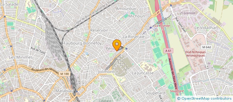localisation de l'entreprise STE ADSHESM à TOULOUSE