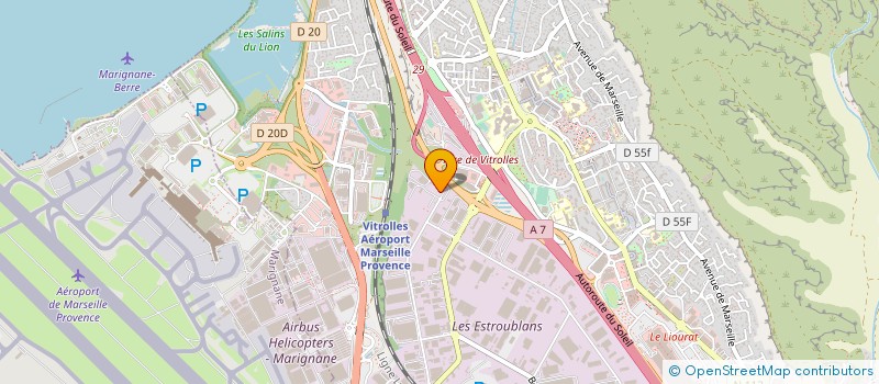 localisation de l'entreprise STE AFFINAG RECUPERA INDUSTRIE à VITROLLES
