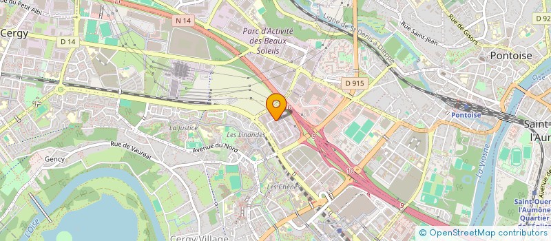 localisation de l'entreprise STE AFFRETEMENT ROUTIERE D'ILE DE FRANCE à CERGY