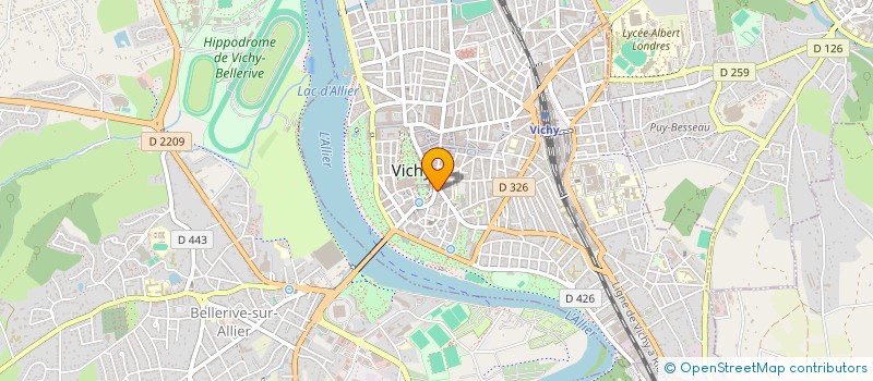 localisation de l'entreprise STE AGENCE DU PARC AG IMMOBIL à VICHY