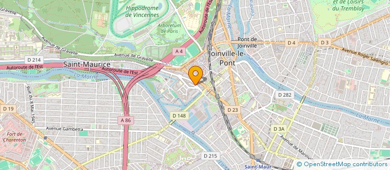 localisation de l'entreprise STE AKAB à SAINT-MAURICE