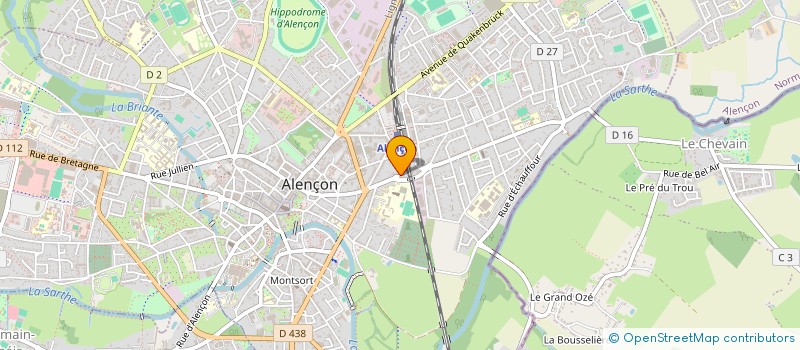 localisation de l'entreprise STE ALENCONNAISE BATIMENT ET RENOVATION à ALENCON