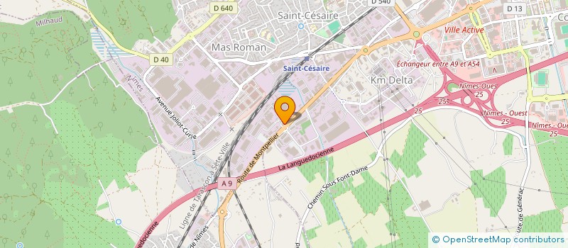 localisation de l'entreprise STE ALIMENT VIANDES ABATS CHARCUT CEVENO à NIMES