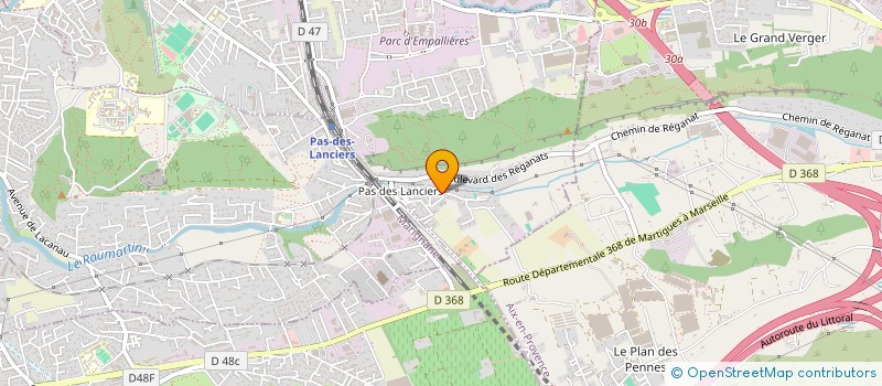 localisation de l'entreprise STE AMENAG CREATION CONST PAYS à SAINT-VICTORET
