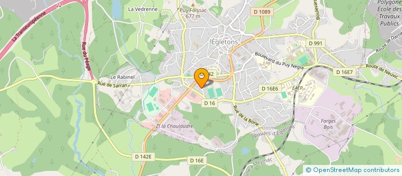 localisation de l'entreprise STE AMEUBLEMENT CORREZIEN à MONTAIGNAC-SUR-DOUSTRE
