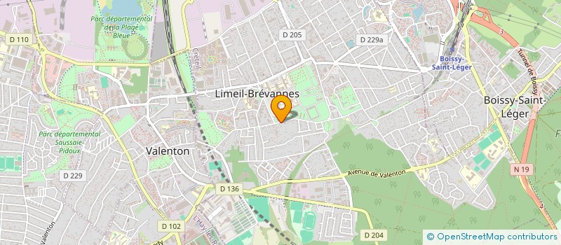 localisation de l'entreprise STE ANBUL ALIN ET SERGE à LIMEIL-BREVANNES
