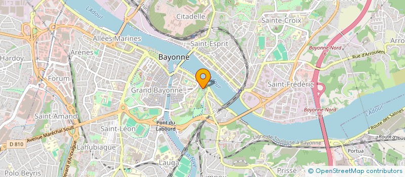 localisation de l'entreprise STE ANC FONDERIES ATELIERS MOUSSEROLLES à BAYONNE