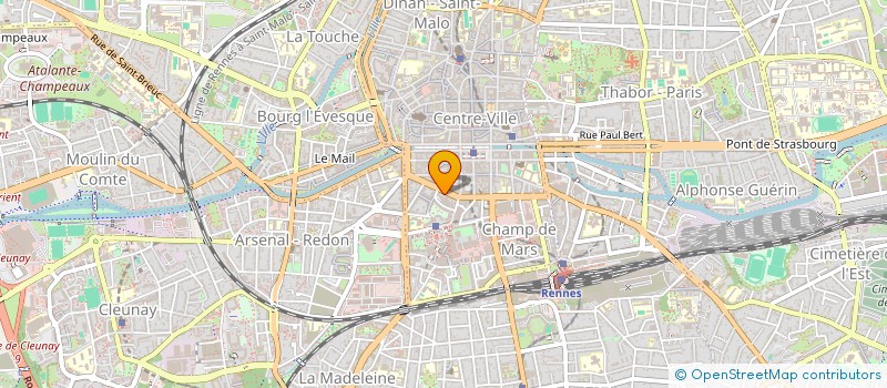 localisation de l'entreprise STE ANNE AUTOMOBILE à RENNES