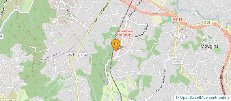 localisation de l'entreprise STE ANNE DE BLANCASTEL à MOUGINS