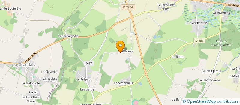 localisation de l'entreprise STE ANNE DE VUE  VUE