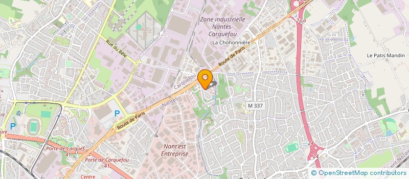 localisation de l'entreprise STE ANNE LE CLOS DES PEUPLIERS à NANTES