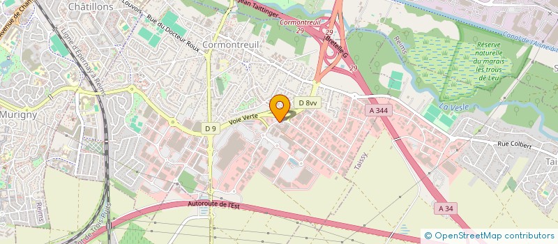 localisation de l'entreprise STE ANONYME CHAMPENOISE INVEST & DEVELOP à CORMONTREUIL