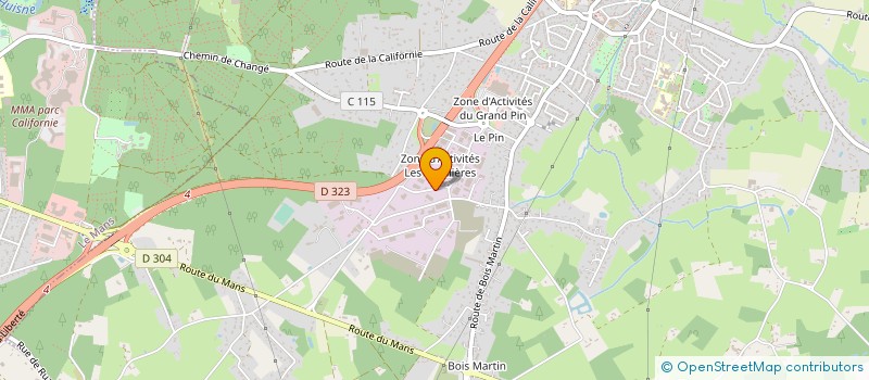 localisation de l'entreprise STE ANONYME COOPERATIVE A PERSONNEL ET CAPITAL VARIABLES DES SELLIERS ET GARNISSEURS DE L'OUEST à CHANGE