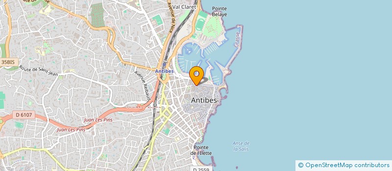 localisation de l'entreprise STE ANTIBES EVASION à ANTIBES