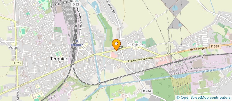 localisation de l'entreprise STE AOUFI ET BACH SAIS à TERGNIER