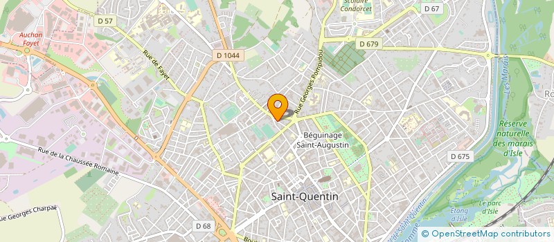 localisation de l'entreprise STE APPLIC PROD ETANCHEITE COUVERTURE à SAINT-QUENTIN