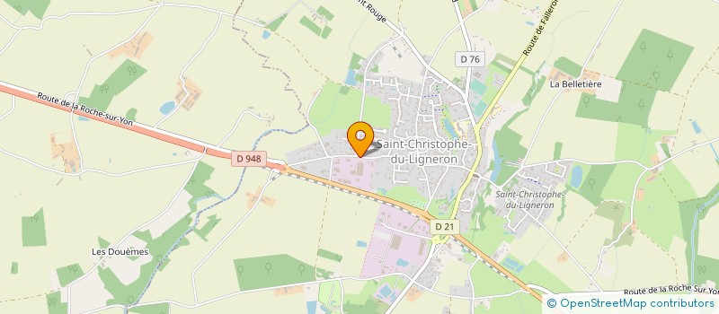 localisation de l'entreprise STE APPLICATION THERMODURCISSABLES à SAINT-CHRISTOPHE-DU-LIGNERON