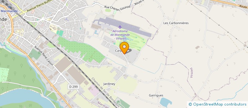 localisation de l'entreprise STE AQUITAVIA à MARMANDE