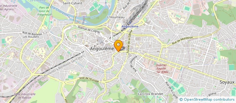 localisation de l'entreprise STE ARCHEOLOGIQUE HISTORIQUE à ANGOULEME