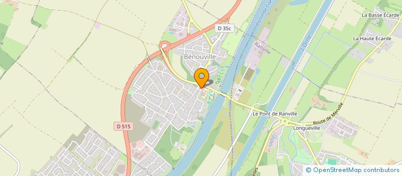 localisation de l'entreprise STE ARCHITECT CONTEMPOR DE BASSE NORMAND  BENOUVILLE