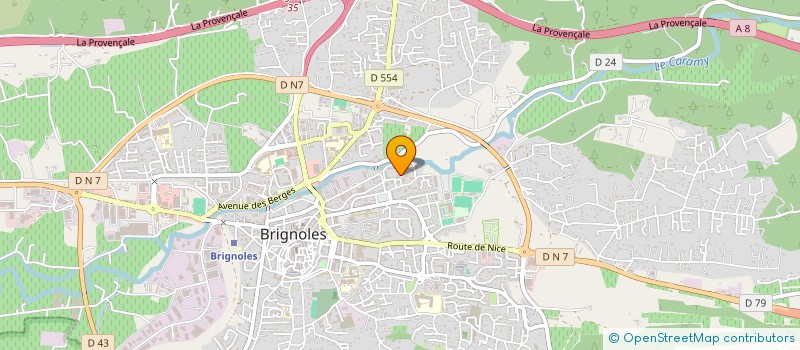 localisation de l'entreprise STE ART MACONNERIE NEOULAISE  BRIGNOLES