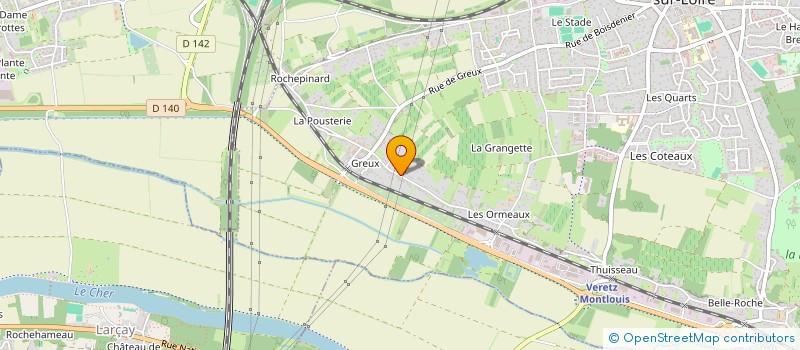 localisation de l'entreprise STE ARTISANALE MACONNERIE TAILLE PIERRE  MONTLOUIS-SUR-LOIRE