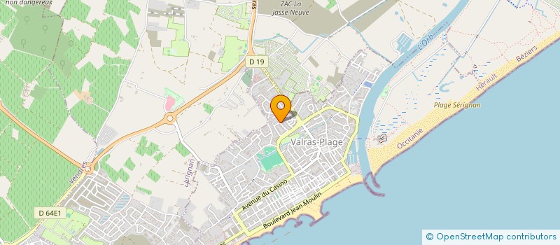 localisation de l'entreprise STE ASSIST DEVELOPP INTERNAT  VALRAS-PLAGE