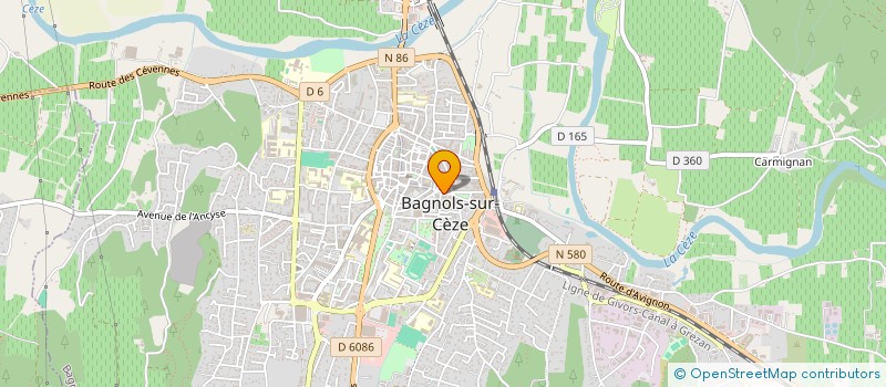 localisation de l'entreprise STE ASSISTANCE TECHNIQUE NUCLEAIRE à BAGNOLS-SUR-CEZE