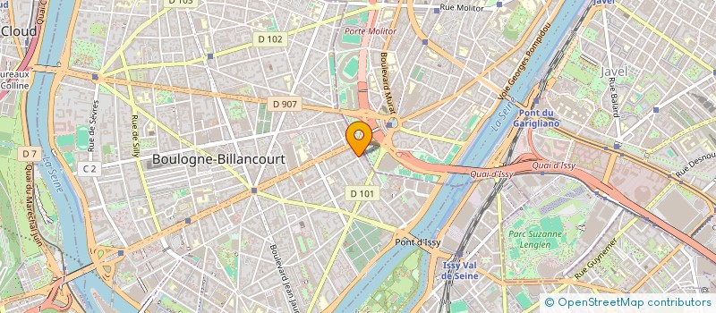 localisation de l'entreprise STE ATRIBORD & ASSOCIES à BOULOGNE-BILLANCOURT