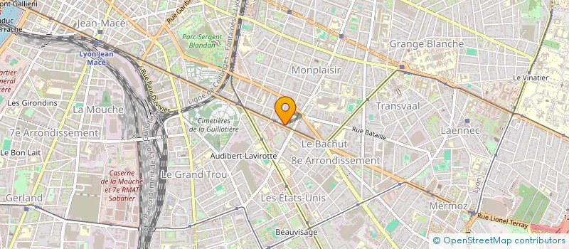 localisation de l'entreprise STE AUTO ECOLE GUILLAUME THEL à LYON