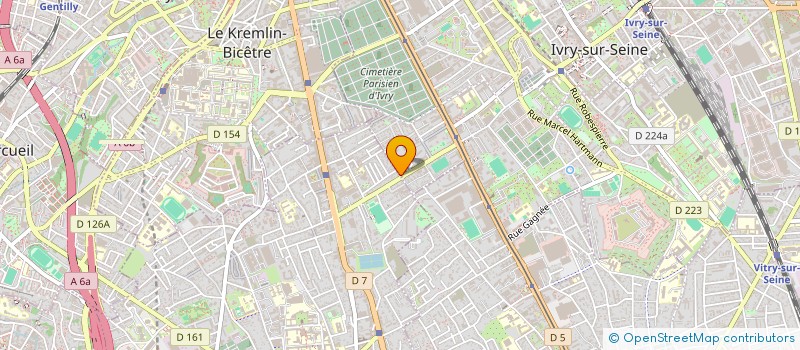 localisation de l'entreprise STE B D I M E X à VILLEJUIF
