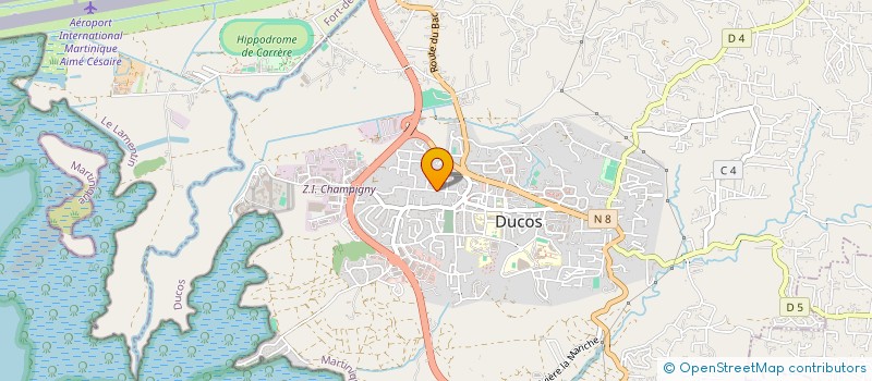 localisation de l'entreprise STE BATIMENTS TRAVAUX SERVICES SARL à DUCOS