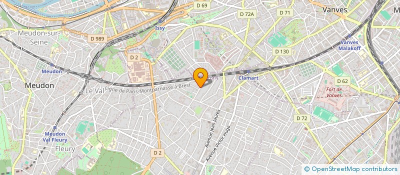 localisation de l'entreprise STE BEAUX ARTS CLAMART à CLAMART
