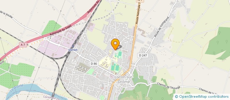 localisation de l'entreprise STE BERTRAND C ET HAOUES B à LIVRON-SUR-DROME