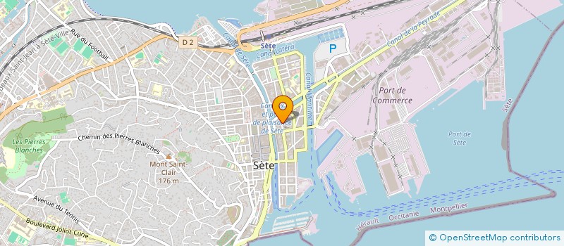 localisation de l'entreprise STE BLANC SIGUIE SPINELLI  SETE