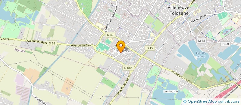 localisation de l'entreprise STE BLANCHET à VILLENEUVE-TOLOSANE