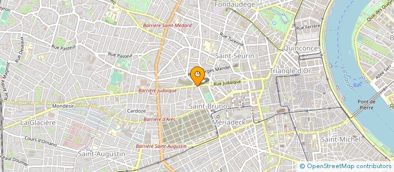 localisation de l'entreprise STE BORDELAISE APPLIC MODERNE à BORDEAUX