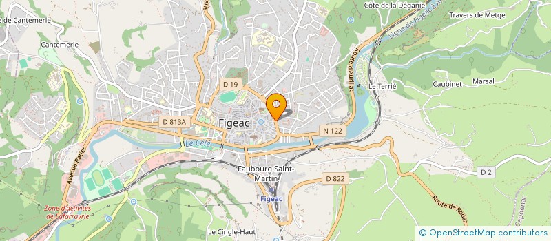 localisation de l'entreprise STE BORDES FIGEAC à FIGEAC