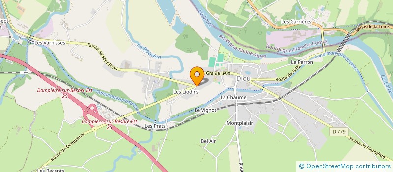 localisation de l'entreprise STE BOUGINIAC ET MOURIGAL à DOMPIERRE-SUR-BESBRE
