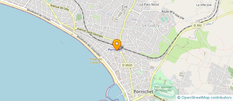 localisation de l'entreprise STE BOUIJOUX à PORNICHET