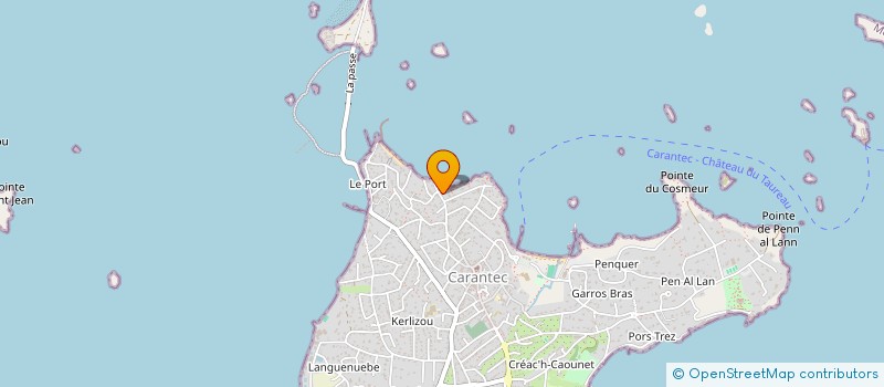 localisation de l'entreprise STE BRETONNE REALISAT AUDIOVISUELLES à CARANTEC