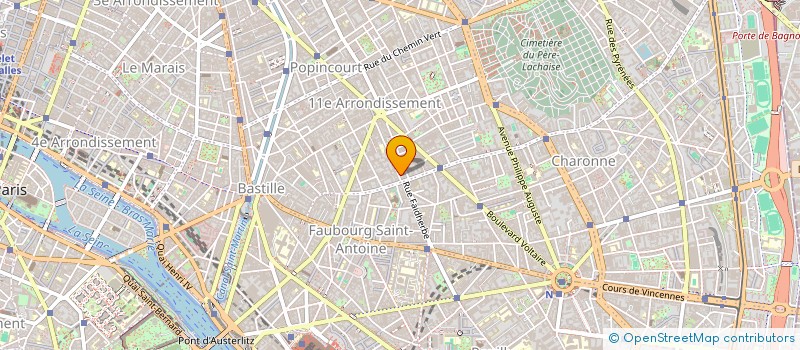 localisation de l'entreprise STE C ET C à PARIS
