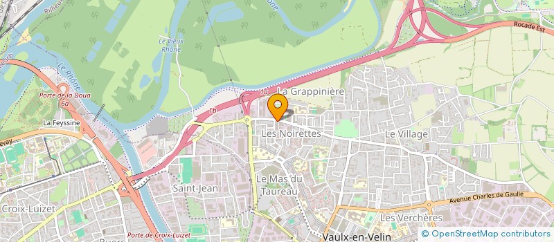 localisation de l'entreprise STE CABLAGE ELECTRIQUE ET PNEUMATIQUE à VAULX EN VELIN