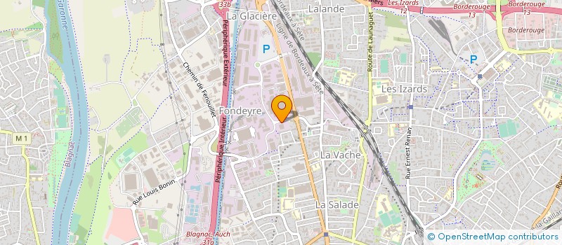 localisation de l'entreprise STE CARROSSERIE SERIGNAC à TOULOUSE