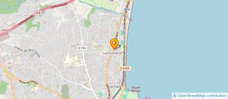 localisation de l'entreprise STE CATY TRALA'LA à ANTIBES