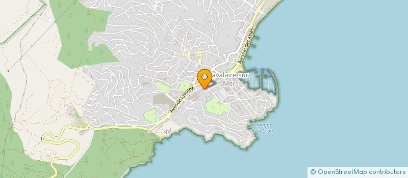 localisation de l'entreprise STE CAVALAIROISE DE DISTRIBUTION à CAVALAIRE-SUR-MER