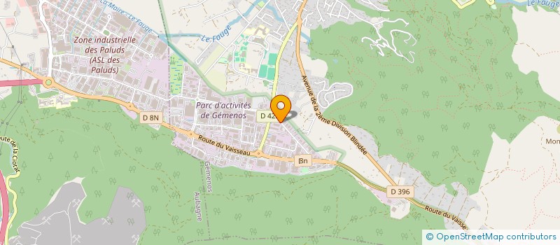 localisation de l'entreprise STE CHAFFRE CONDITIONNEMENT à GEMENOS