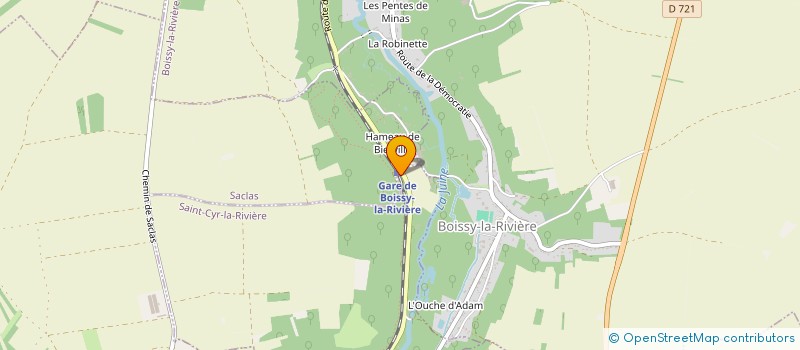 localisation de l'entreprise STE CHANTELOUP  SAINT-CYR-LA-RIVIERE